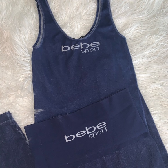 Bebe seamless set of leggings & tank top - Picture 4 of 6